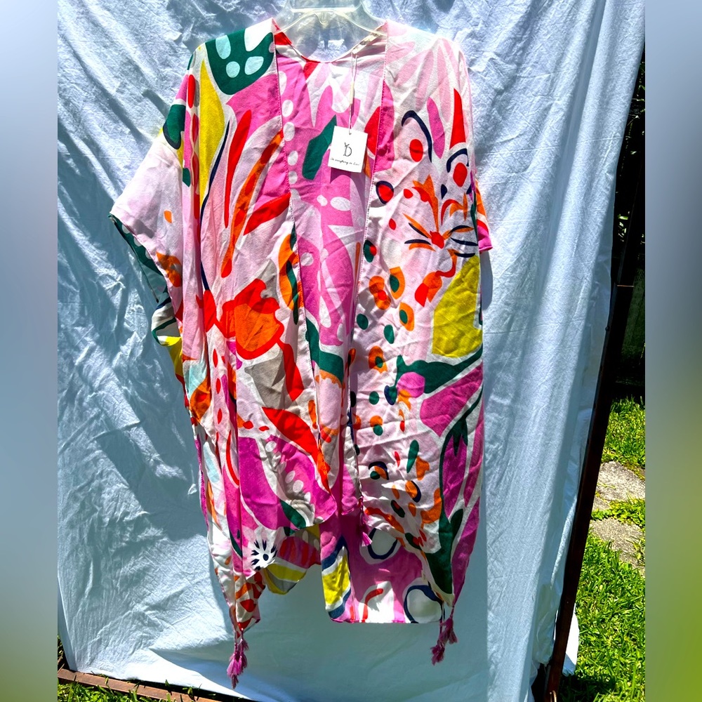 Colorful kimono abstract design